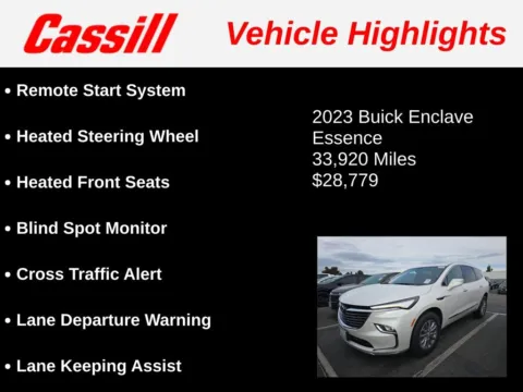 Another view of 2023 Buick Enclave Essence for sale in Cedar Rapids, IA at Cassill Motors