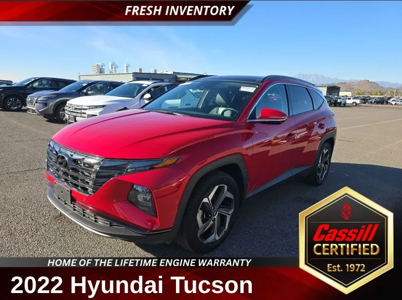 Red 2022 Hyundai Tucson Limited for sale in Cedar Rapids, IA