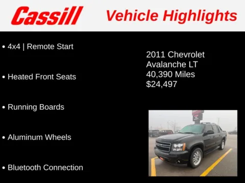 Another view of 2011 Chevrolet Avalanche 1500 LT for sale in Cedar Rapids, IA at Cassill Motors