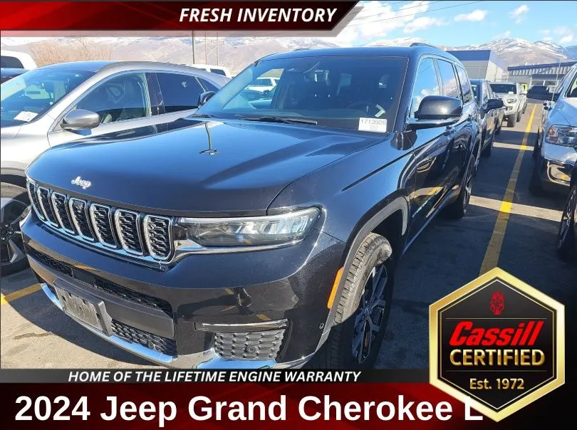 Black 2024 Jeep Grand Cherokee L Limited for sale in Cedar Rapids, IA