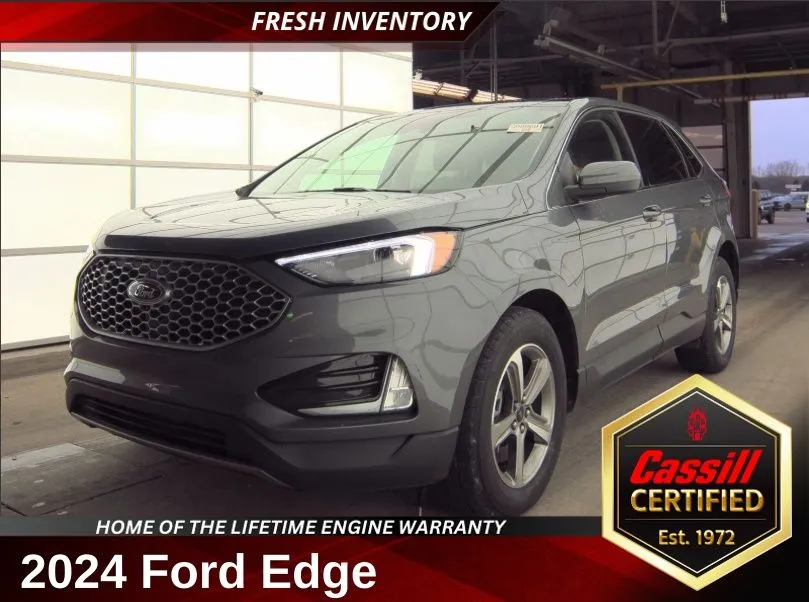 Gray 2024 Ford Edge SEL for sale in Cedar Rapids, IA