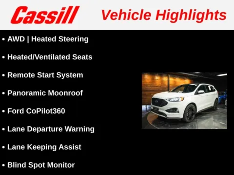 Another view of 2024 Ford Edge ST for sale in Cedar Rapids, IA at Cassill Motors