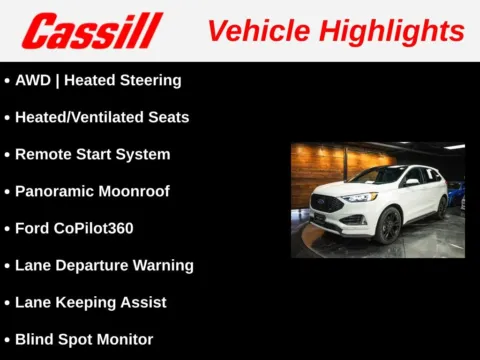 Another view of 2024 Ford Edge ST for sale in Cedar Rapids, IA at Cassill Motors
