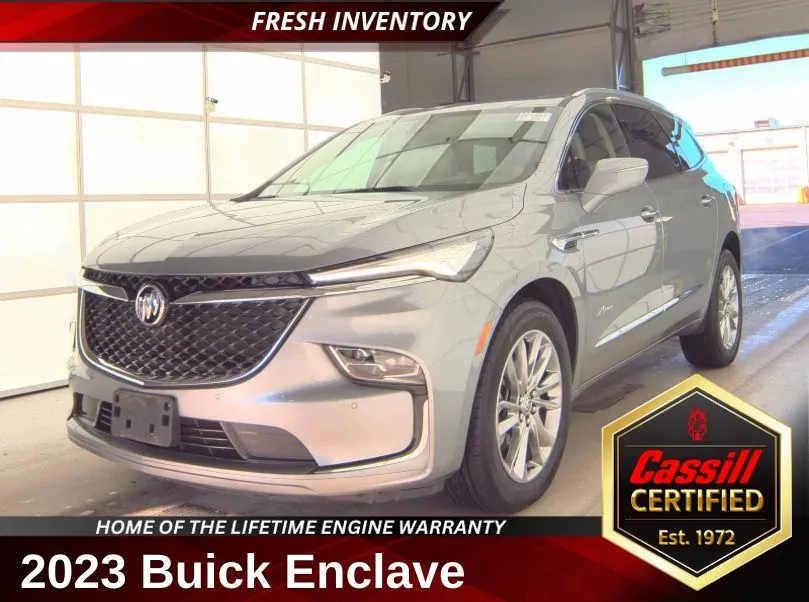 Gray 2023 Buick Enclave Avenir for sale in Cedar Rapids, IA