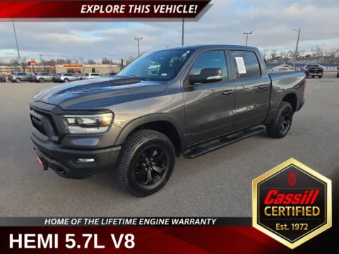 Gray 2022 Ram 1500 Rebel for sale in Cedar Rapids, IA