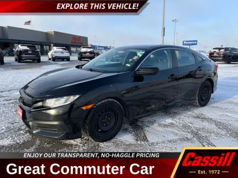 Black 2017 Honda Civic LX for sale in Cedar Rapids, IA