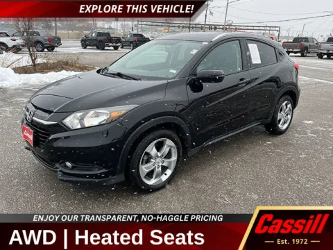 Black 2016 Honda HR-V EX-L for sale in Cedar Rapids, IA