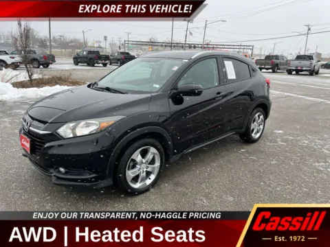 Black 2016 Honda HR-V EX-L for sale in Cedar Rapids, IA