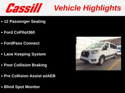 Another view of 2023 Ford Transit-350 XLT for sale in Cedar Rapids, IA at Cassill Motors