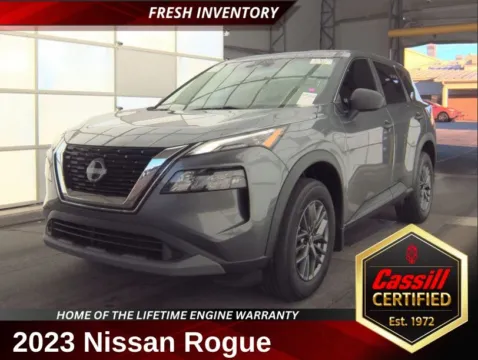 Gray 2023 Nissan Rogue S for sale in Cedar Rapids, IA