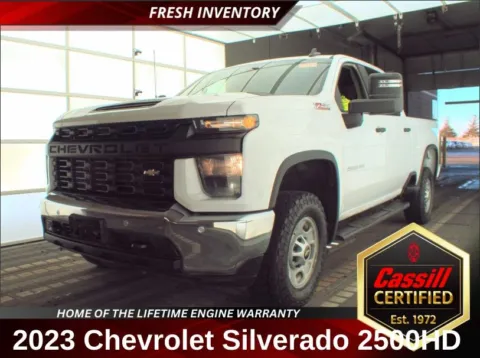 White 2023 Chevrolet Silverado 2500HD Work Truck for sale in Cedar Rapids, IA