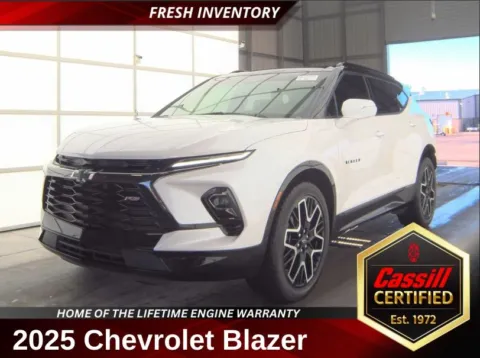 White 2025 Chevrolet Blazer RS for sale in Cedar Rapids, IA