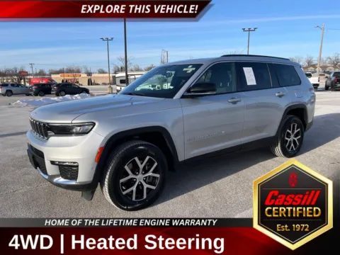 Silver 2024 Jeep Grand Cherokee L Limited for sale in Cedar Rapids, IA