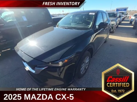 Black 2025 Mazda CX-5 2.5 S Preferred Package for sale in Cedar Rapids, IA