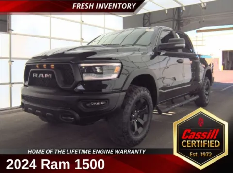 Black 2024 Ram 1500 Rebel for sale in Cedar Rapids, IA