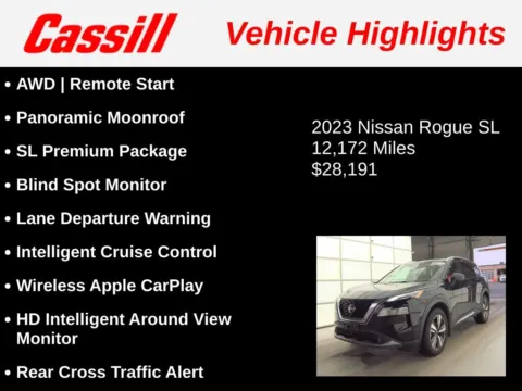 Another view of 2023 Nissan Rogue SL for sale in Cedar Rapids, IA at Cassill Motors