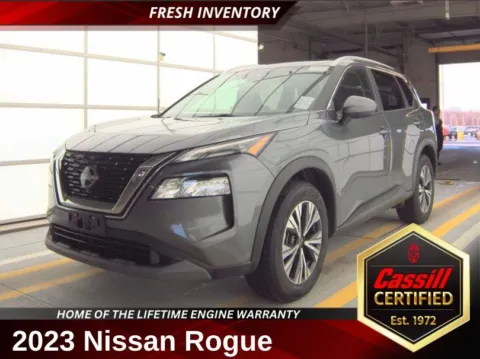 Gray 2023 Nissan Rogue SV for sale in Cedar Rapids, IA