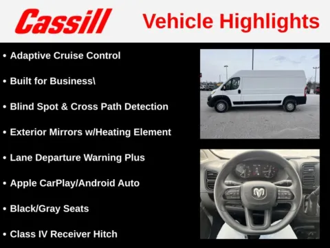 More photos of 2024 Ram ProMaster 3500 High Roof at Cassill Motors, IA