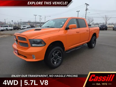 Orange 2015 Ram 1500 Sport for sale in Cedar Rapids, IA