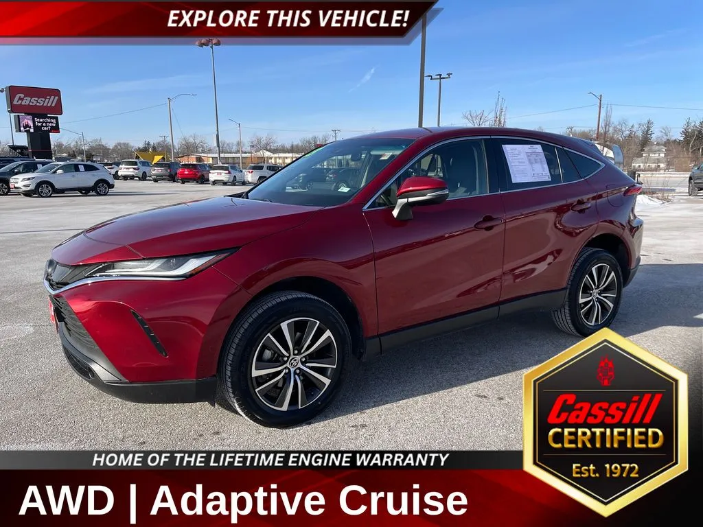 Red 2023 Toyota Venza LE for sale in Cedar Rapids, IA