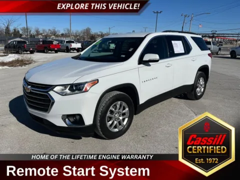 White 2020 Chevrolet Traverse LT for sale in Cedar Rapids, IA