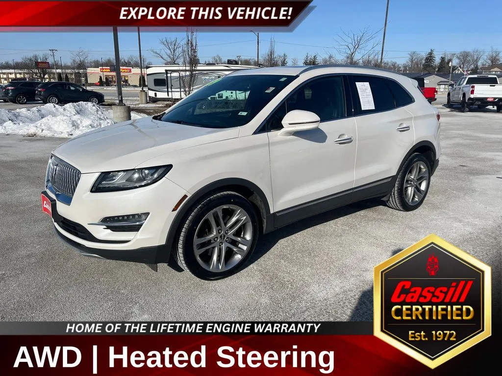 White 2019 Lincoln MKC Reserve for sale in Cedar Rapids, IA