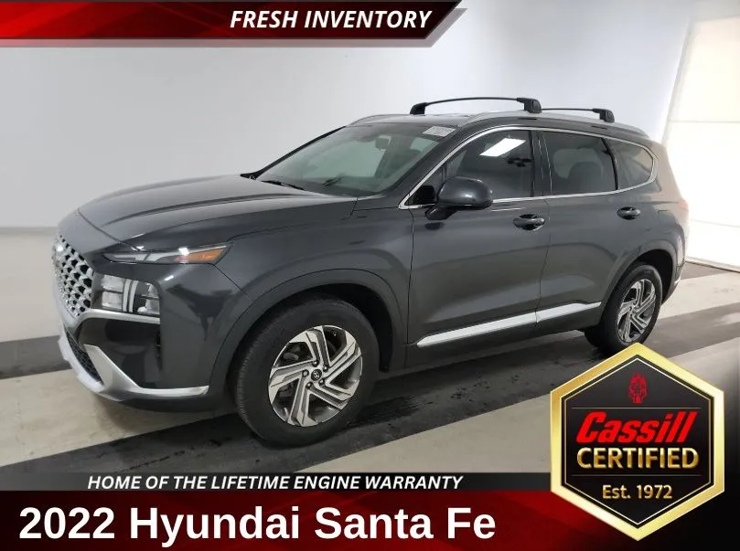 Gray 2022 Hyundai Santa Fe SEL for sale in Cedar Rapids, IA
