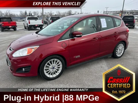 Red 2016 Ford C-Max Energi SEL for sale in Cedar Rapids, IA
