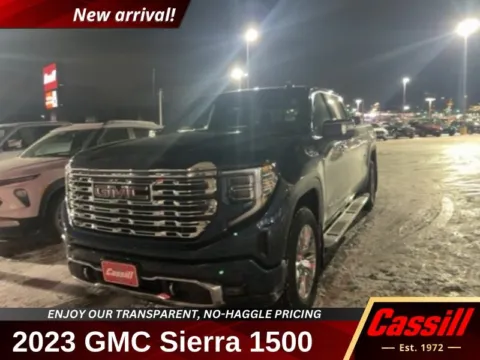 Blue 2023 GMC Sierra 1500 Denali for sale in Cedar Rapids, IA