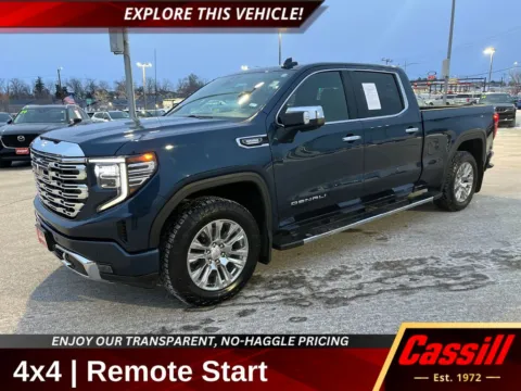 Blue 2023 GMC Sierra 1500 Denali for sale in Cedar Rapids, IA