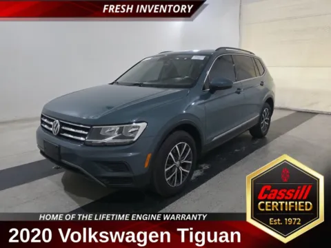 Blue 2020 Volkswagen Tiguan 2.0T SE for sale in Cedar Rapids, IA