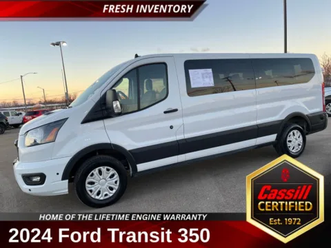 White 2024 Ford Transit-350 XLT for sale in Cedar Rapids, IA