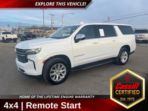 White 2023 Chevrolet Suburban Premier for sale in Cedar Rapids, IA