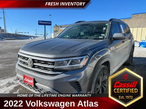 Gray 2022 Volkswagen Atlas 2.0T SE w/Technology for sale in Cedar Rapids, IA