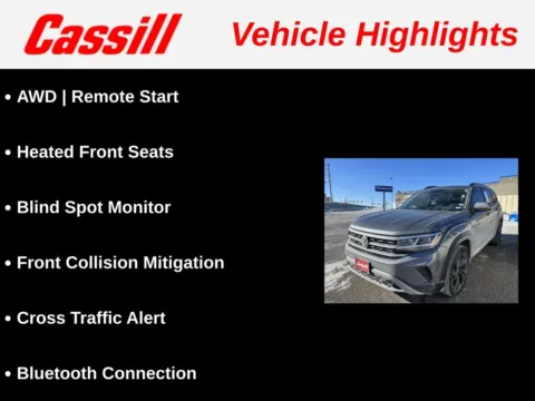 Another view of 2022 Volkswagen Atlas 2.0T SE w/Technology for sale in Cedar Rapids, IA at Cassill Motors