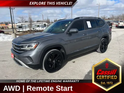 Gray 2022 Volkswagen Atlas 2.0T SE w/Technology for sale in Cedar Rapids, IA