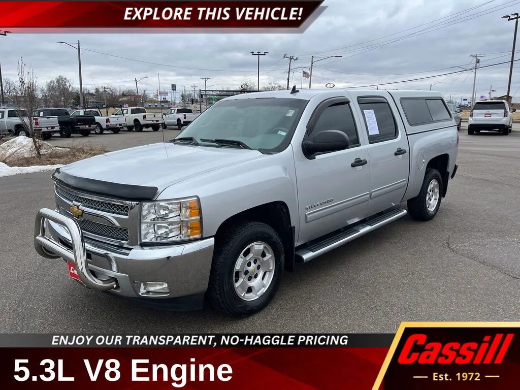 Silver 2012 Chevrolet Silverado 1500 LT for sale in Cedar Rapids, IA