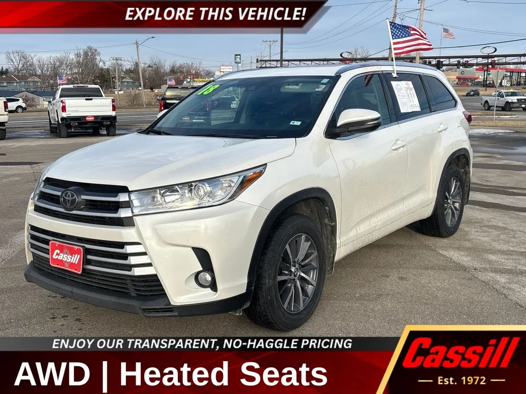 2018 Toyota Highlander SE for sale in Cedar Rapids, IA