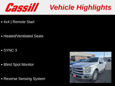 Another view of 2016 Ford F-150 Lariat for sale in Cedar Rapids, IA at Cassill Motors