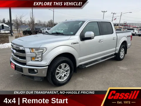 Silver 2016 Ford F-150 Lariat for sale in Cedar Rapids, IA