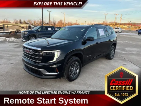 Black 2025 GMC Acadia Elevation for sale in Cedar Rapids, IA