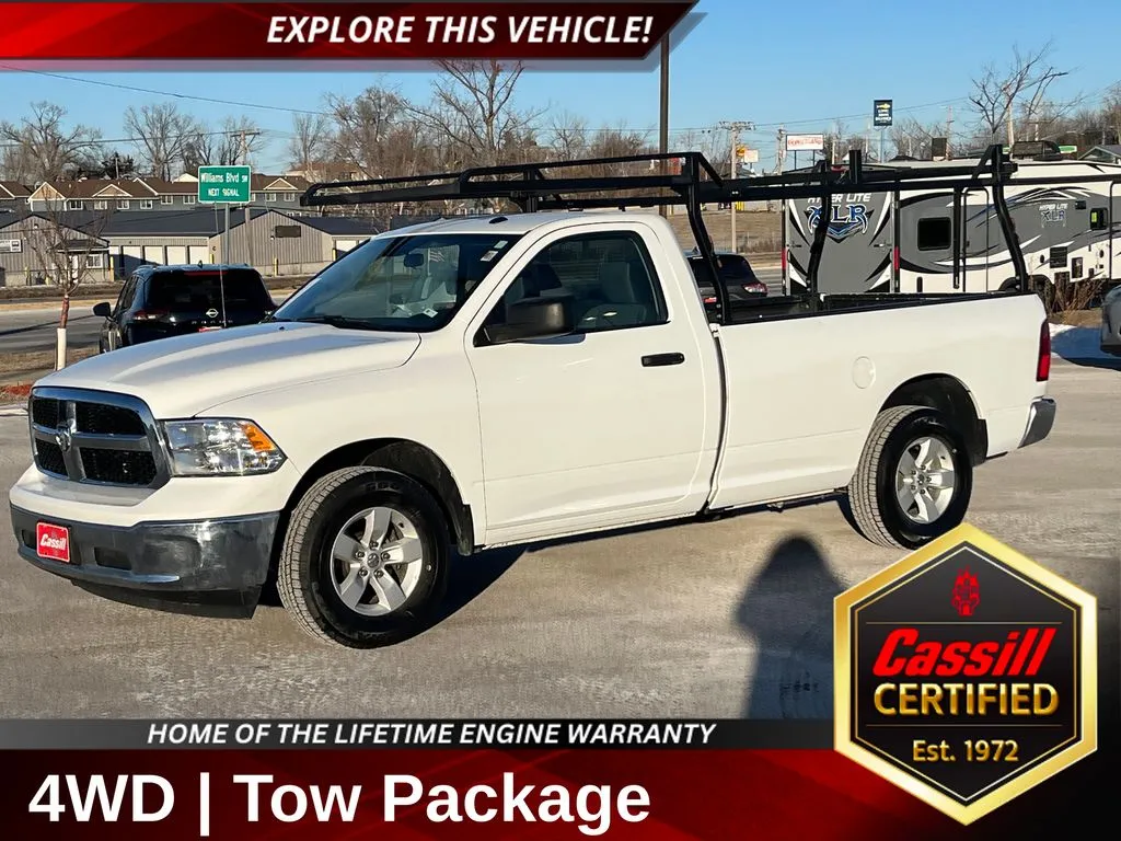 White 2022 Ram 1500 Classic Tradesman for sale in Cedar Rapids, IA