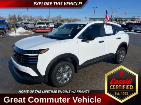 White 2025 Nissan Kicks S for sale in Cedar Rapids, IA