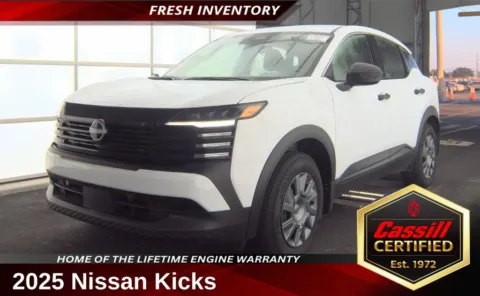 White 2025 Nissan Kicks S for sale in Cedar Rapids, IA