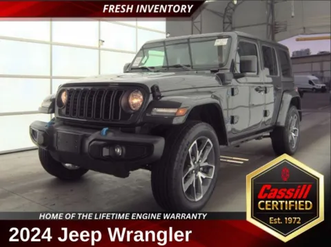 Gray 2024 Jeep Wrangler Sport S 4xe for sale in Cedar Rapids, IA