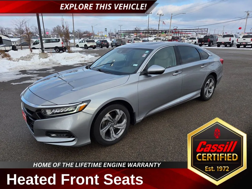 Silver 2019 Honda Accord EX-L for sale in Cedar Rapids, IA