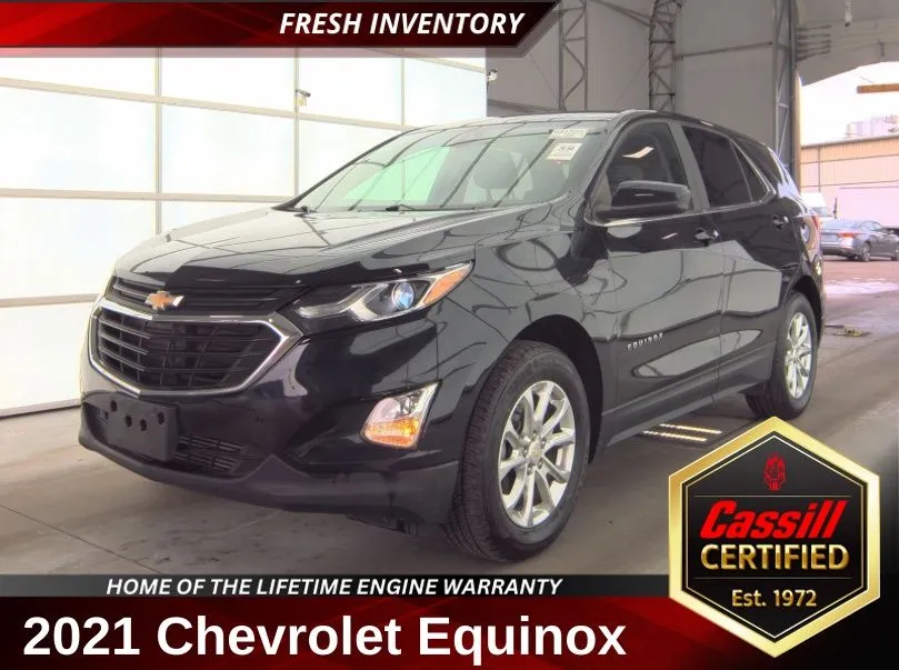 Blue 2021 Chevrolet Equinox LT for sale in Cedar Rapids, IA