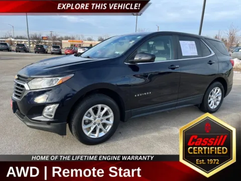 Blue 2021 Chevrolet Equinox LT for sale in Cedar Rapids, IA
