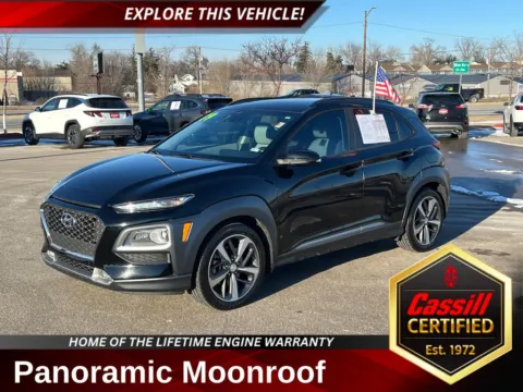 Black 2019 Hyundai Kona Limited for sale in Cedar Rapids, IA