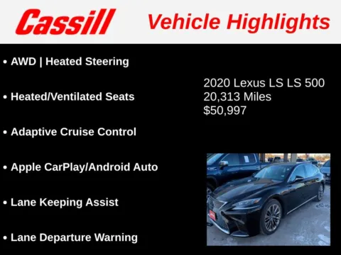 More photos of 2020 Lexus LS 500 Base at Cassill Motors, IA